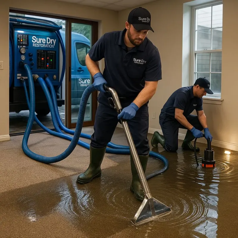 Water Extraction and Removal process in Wareham Center, MA